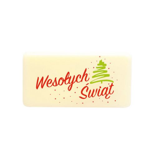 Czekoladowa plakietki Wesołych Świąt 3szt 33723