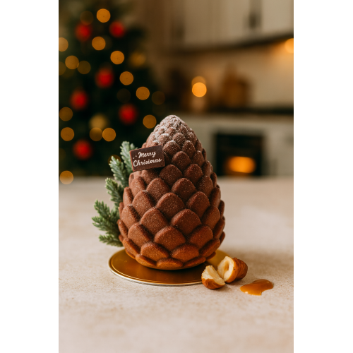 Forma silikonowa do pieczenia ciastek Szyszka Ananas 3D 14782