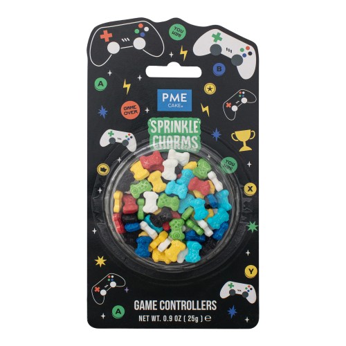 PME Posypka cukrowa do dekoracji wypieków Gamepad SKB1018