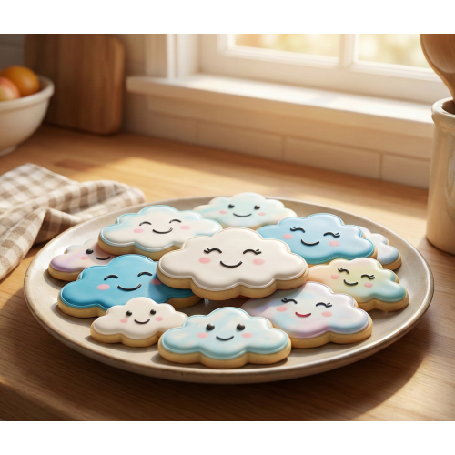 Zestaw wykrawaczy foremek chmurki 5szt Sweet Baking 6321