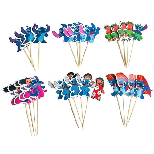 Toppery na babeczki do dekoracji wypieków Lilo&Stitch 14914