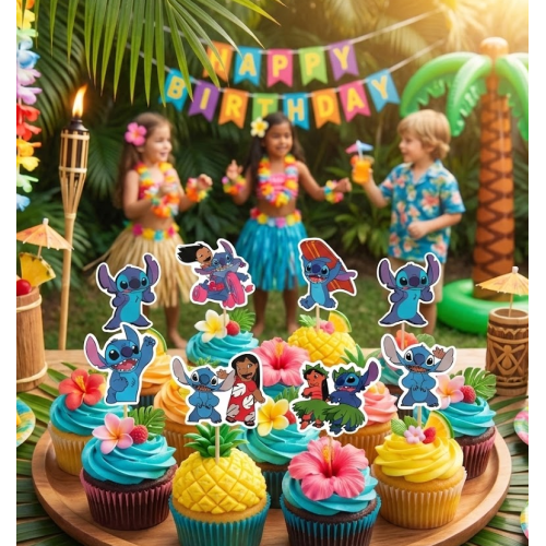 Toppery na babeczki do dekoracji wypieków Lilo&Stitch 14914