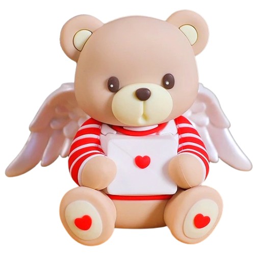 Figurka dekoracja na tort Miś Słodki Amorek 3D 14924