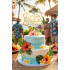 Akrylowy topper na tort Hawaje Happy Birthday 11044