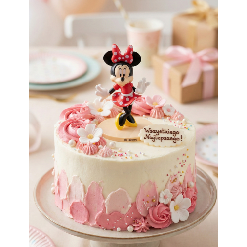 Figurka Na Tort Myszka Minnie Pvc Dekora