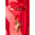Balon foliowy Miś z serduszkiem 69cm PP157886