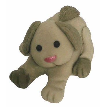 Figurka cukrowa do dekoracji wypieków Piesek brązowy 3D 14957