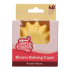 Fun Cakes Papilotki papierowe Bloom do pieczenia babeczek Żółte 48szt F84410