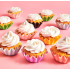 Fun Cakes Papilotki papierowe Bloom do pieczenia babeczek Żółte 48szt F84410