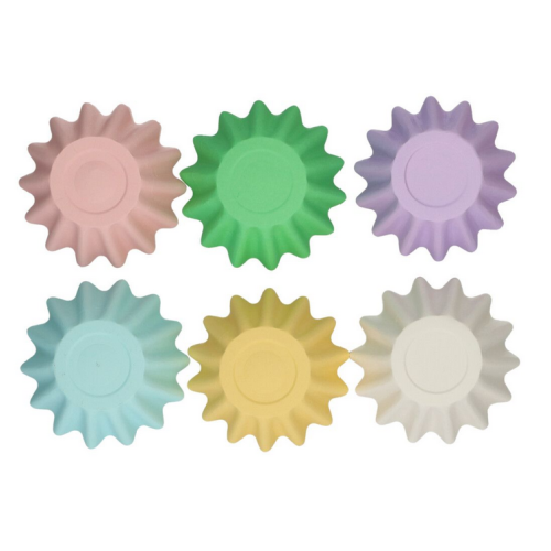 Fun Cakes Papilotki papierowe Bloom do pieczenia babeczek Pastelowy Mix 48szt F84400