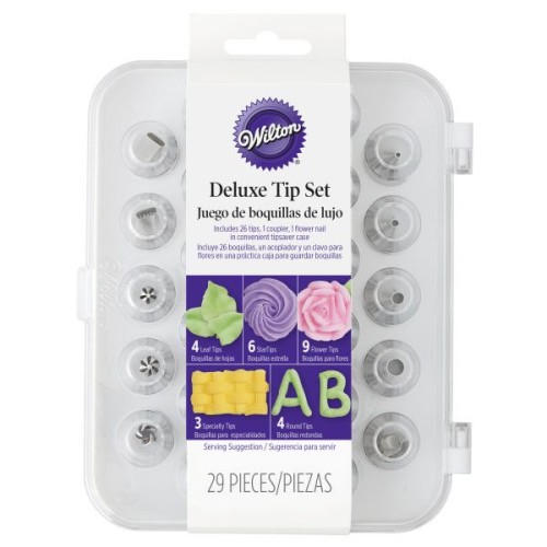 Wilton Zestaw tylek metalowych w kasetce 29 sztuk 191001671
