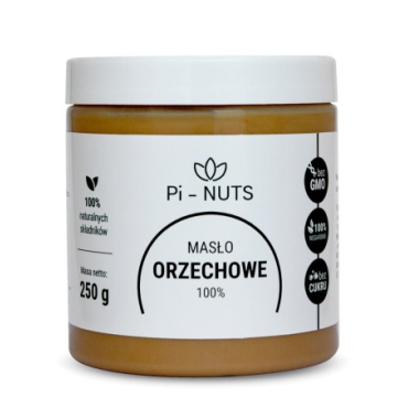 Pi-Nuts Pasta z orzechów arachidowych 100% do wypieków 250g