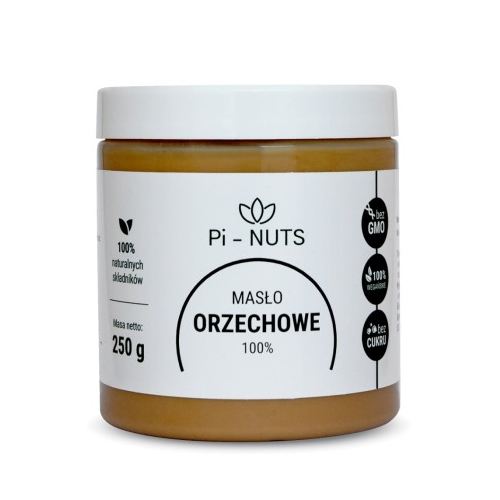 Pi-Nuts Pasta z orzechów arachidowych 100% do wypieków 250g