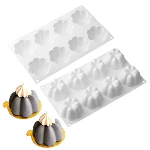 Forma silikonowa do pieczenia babeczek Misty 8 gniazd 15126