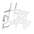 Topper na bok tortu do dekoracji wypieków srebrny Happy Birthday PP164419