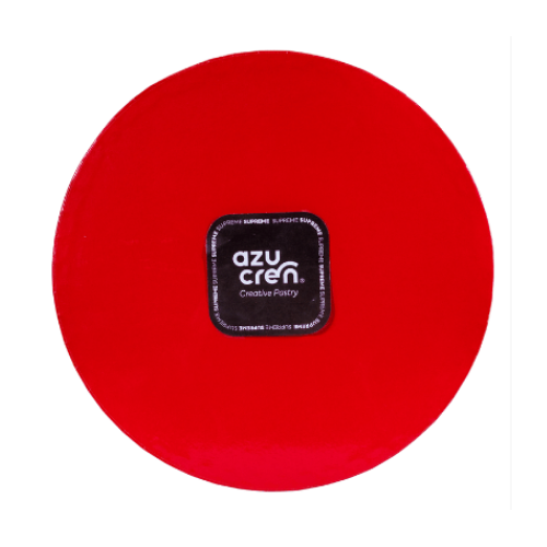 Azucren Podkład okrągły pod tort Supreme Czerwony 35cm h:1,2cm AZ01727