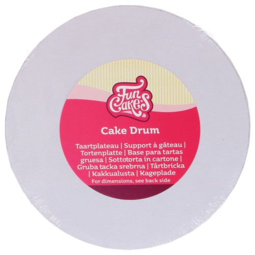 Fun Cakes Podkład okrągły Biały pod tort śr.10cm h:1,2cm F81320