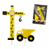 Figurki cukrowe maszyny budowalne koparka toppery 2 szt EX5869