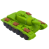 Figurka cukrowa na tort CZOŁG 3D EX1921
