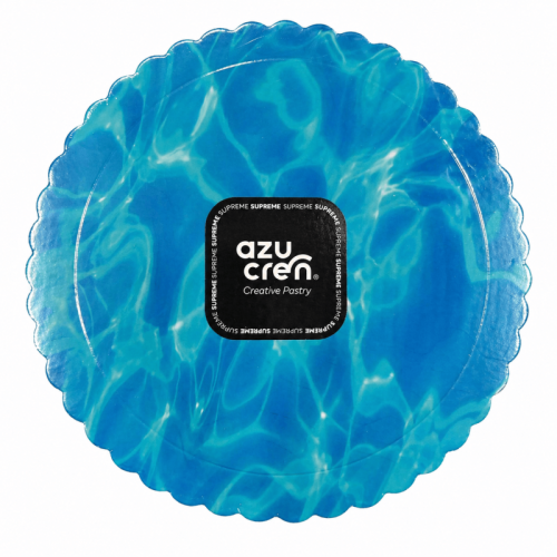 Azucren Podkład pod tort okrągły lakierowany Woda śr.20cm gruby AZ02148