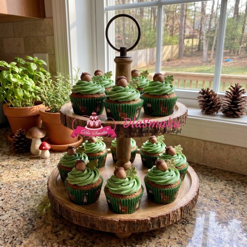 Fun Cakes Papilotki do babeczek Leśne zwierzątka 48szt F84175