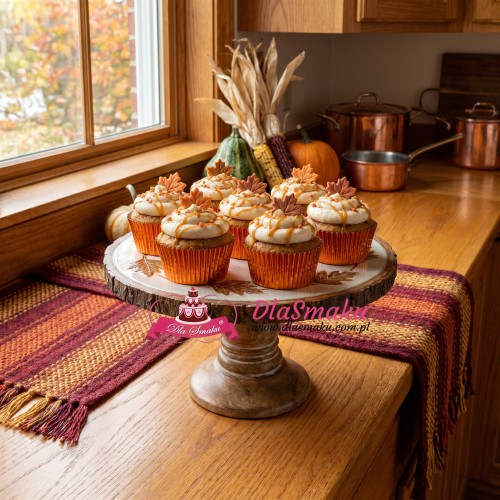 Hom Papilotki Do Pieczenia Pomarańczowe Błyszczące 24 Sztuki HM2088