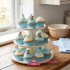 House Of Marie Papilotki do babeczek błyszczące niebieskie Baby Blue HM4365