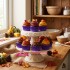 House Of Marie Papilotki do babeczek kolor Purpurowy HM4650