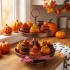 House of Marie Papilotki do pieczenia babeczek Halloween Koty Nietoperze Pająki HM1838