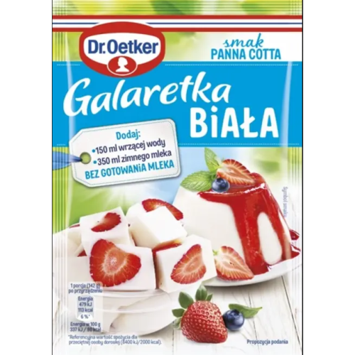 Galaretka biała Panna Cotta Dr.Oetker
