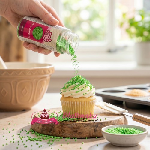 Fun Cakes Posypka cukrowa Maczek Zielony 80g F51535