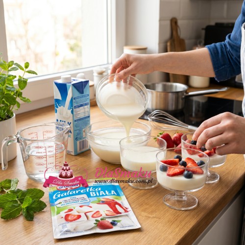 Galaretka biała Panna Cotta Dr.Oetker