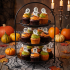 Halloween cukrowe duszki wypukłe do dekoracji wypieków 12 sztuk