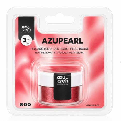 Azucren Barwnik perłowy w proszku do malowania pyłkowania Czerwony Red Pearl 3g AZ02079