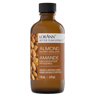 LorAnn Ekstrakt do aromatyzowania ciast kremów Migdałowy 118ml L0748 bezglutenowy