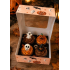 Azucren Pudełko z okienkiem na babeczki Halloween 4 gniazda AZ02221