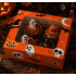 Azucren Pudełko z okienkiem na babeczki Halloween 4 gniazda AZ02224
