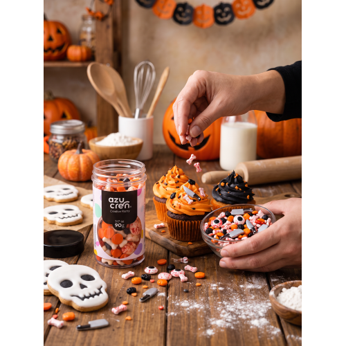 Azucren Posypka cukrowa do dekoracji wypieków Sweet Massacre Halloween AZ02323