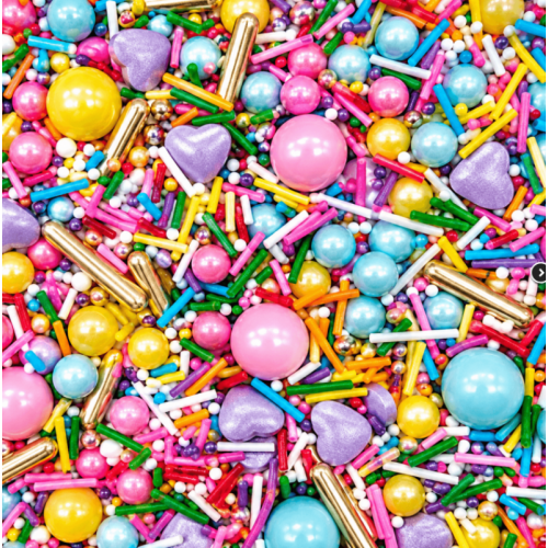 Azucren Posypka cukrowa do dekoracji Pastel party mix 90g AZ02326
