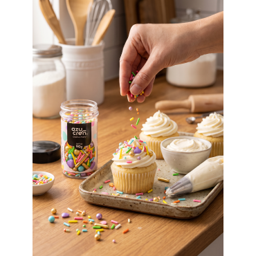 Azucren Posypka cukrowa do dekoracji Pastel party mix 90g AZ02326