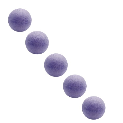 Czekoladowe kule 3D do dekoracji fioletowe Lavender 5szt 15509