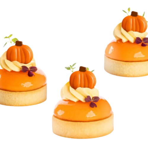 Czekoladowe Dynie 2D 6szt dekoracja na Halloween 15510