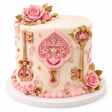 Forma Silikonowa Do Dekoracji Z Masy Cukrowej Klucze Kłódka Zamek 1810 Sweet Baking
