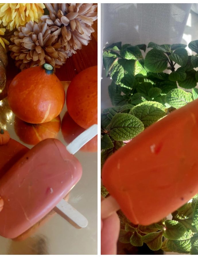 Przepis na Halloween – Ciasteczkowe Lody Dyniowe