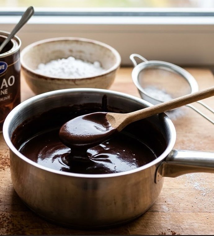 Domowa Lśniąca Polewa Kakaowa (Lustrzana)